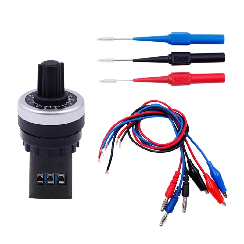 Adjustable Car Sensor Signal Analog Generator Analog Resistance Sensor Circuit Repair Tool Compatible with Automotive
Adjustable Car Sensor Signal Analog Generator Analog Resistance Sensor Circuit Repair Tool Compatible with Automotive