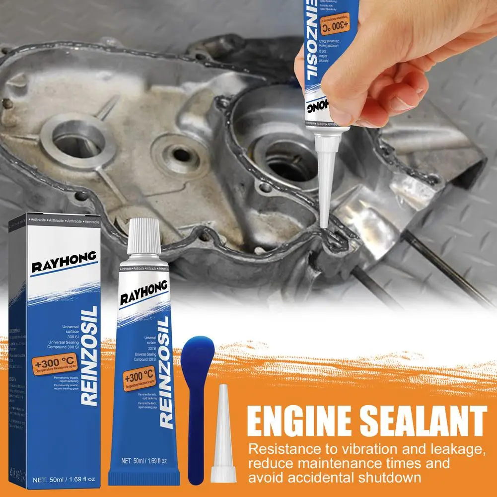 50ML Car Engine Sealant Metal Fuel Tank Oil Pan Cylinder Gasket Oil-resistant Repairing Adhesive Auto Parts Welding Glue
50ML Car Engine Sealant Metal Fuel Tank Oil Pan Cylinder Gasket Oil-resistant Repairing Adhesive Auto Parts Welding Glue