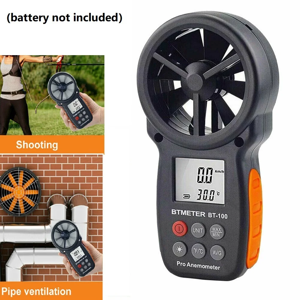 Digital Anemometer Wind Meter Handheld Digital Wind Speed Gauge BTMETER BT-100 Digital Clamp Multimeter+Test Leads Wind Test
Digital Anemometer Wind Meter Handheld Digital Wind Speed Gauge BTMETER BT-100 Digital Clamp Multimeter+Test Leads Wind Test
