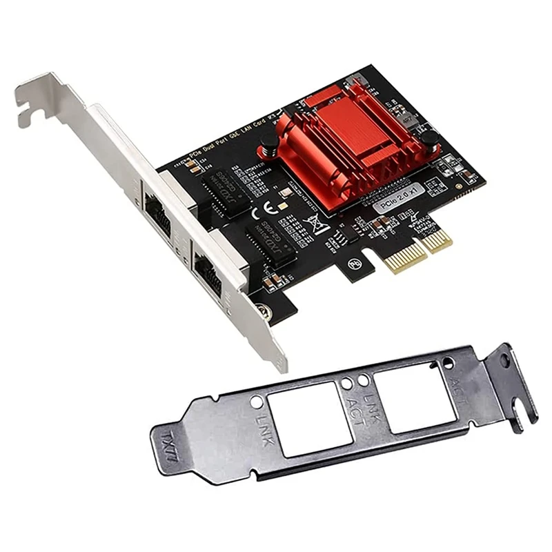Dual-Port Pcie Gigabit Network Card 1000M PCI Express Ethernet Adapter With 82576 Two Ports LAN NIC Card
Dual-Port Pcie Gigabit Network Card 1000M PCI Express Ethernet Adapter With 82576 Two Ports LAN NIC Card