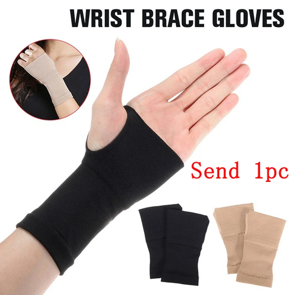 

Эластичный компрессионный рукав для рук, запястный туннель, поддержка большого пальца, артрит, поддержка запястья, бандаж, перчатки, поддерживающие перчатки