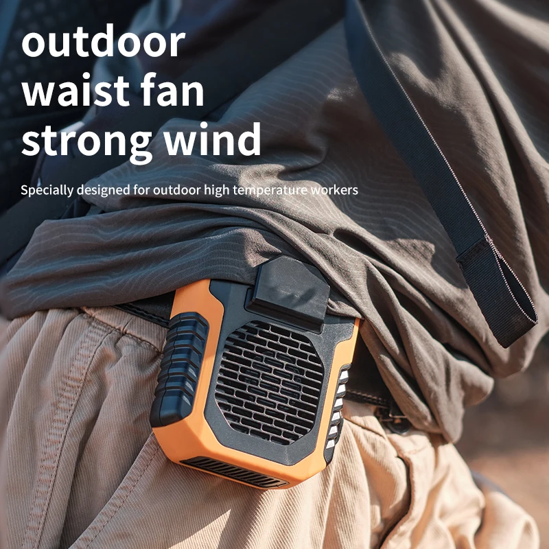 6000mAh Portable Waist Fan USB Rechargeable 3 Speed Outdoor Sports Mini Electric Air Conditioner Cooling Waist Fan
6000mAh Portable Waist Fan USB Rechargeable 3 Speed Outdoor Sports Mini Electric Air Conditioner Cooling Waist Fan