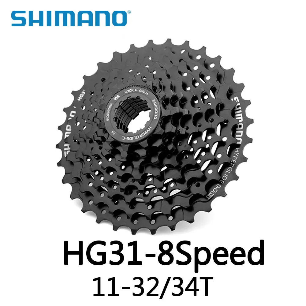 

Велосипедная кассета Shimano ALIVIO CS-HG31-8 8 скоростей для горного велосипеда 11-32T/34T, запасные части для горного велосипеда 8В HG31 для Shimano M310