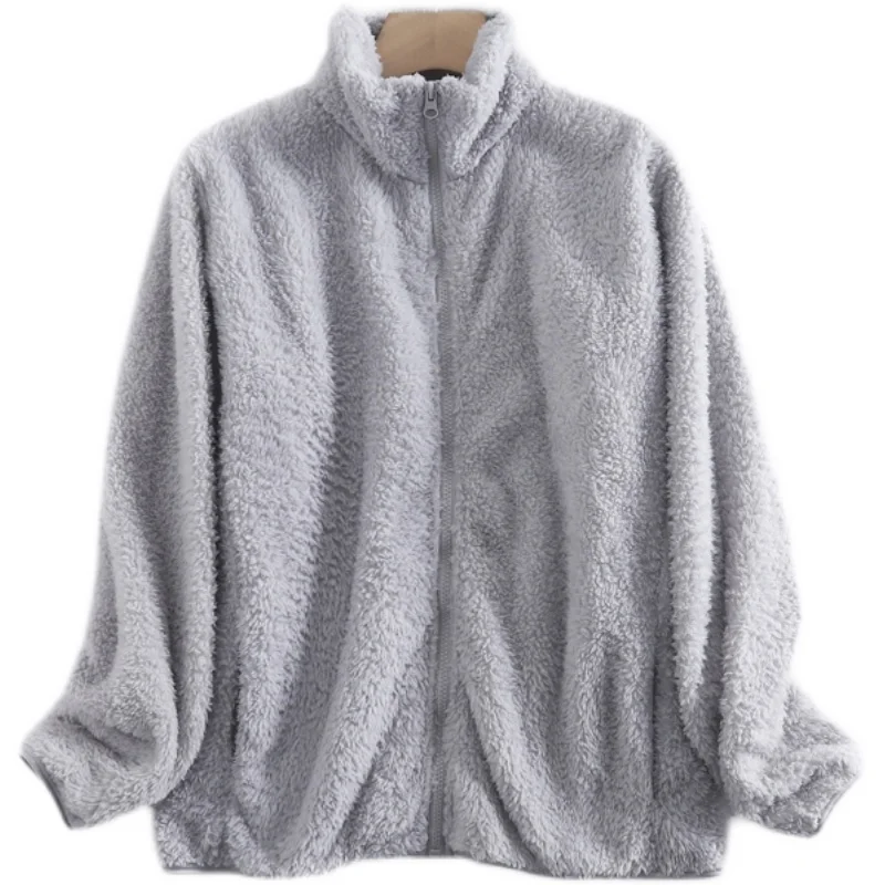Ladies Soft Coral Fleece Zipper Long Sleeve Homewear Pajamas SleepTops Warm Autumn and Winter
Ladies Soft Coral Fleece Zipper Long Sleeve Homewear Pajamas SleepTops Warm Autumn and Winter