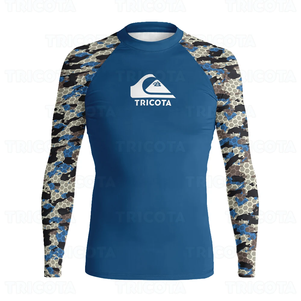 Men Surfing Clothes Diving Swimsuit T-shirt Beach UV Protection Swimwear Pro Long Sleeve UPF 50+Tights Surfing Rash Guard Wear
Men Surfing Clothes Diving Swimsuit T-shirt Beach UV Protection Swimwear Pro Long Sleeve UPF 50+Tights Surfing Rash Guard Wear