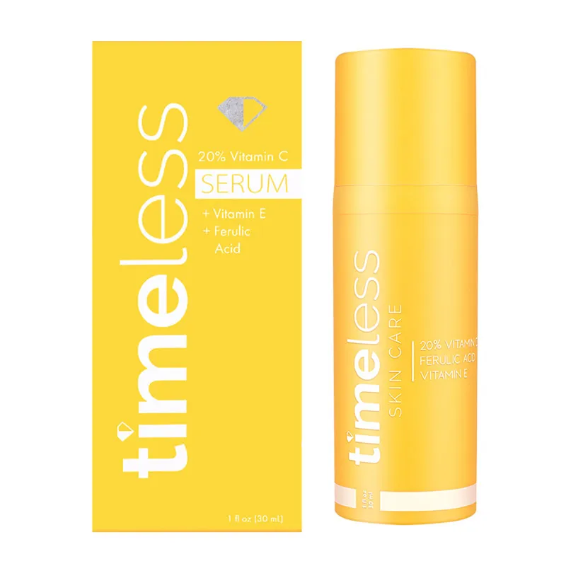 Timeless 20% VITAMIN C + E Ferulic Acid Serum Antioxidant Whitening Moisturizing Face Serum Anti Wrinkle Brighten Skin Care
Timeless 20% VITAMIN C + E Ferulic Acid Serum Antioxidant Whitening Moisturizing Face Serum Anti Wrinkle Brighten Skin Care