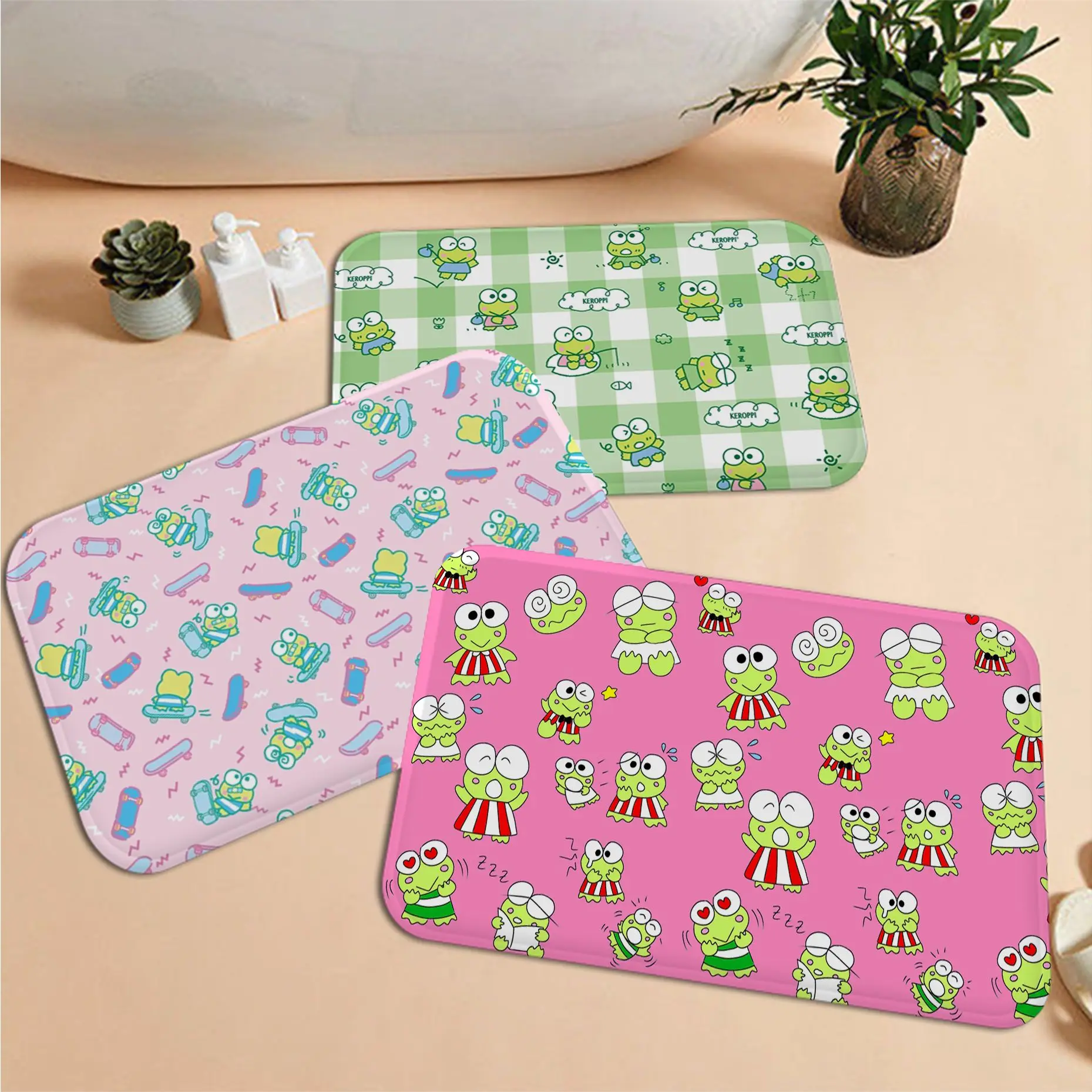 BANDAI Keroppi Hallway Carpet Cheaper Anti-slip Modern Living Room Balcony Printed Bedside Mats
BANDAI Keroppi Hallway Carpet Cheaper Anti-slip Modern Living Room Balcony Printed Bedside Mats