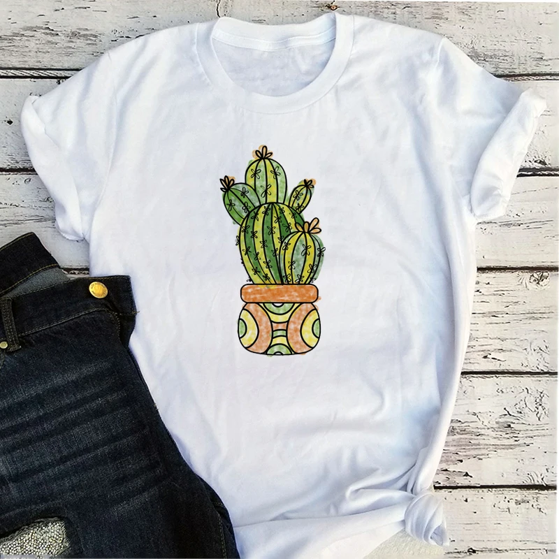 Cactus Design T Shirt 2022 Women Fashion Clothing Casual Short Oversized T Shirt Plant Flowers Tshirts Summer Clothes White
Cactus Design T Shirt 2022 Women Fashion Clothing Casual Short Oversized T Shirt Plant Flowers Tshirts Summer Clothes White