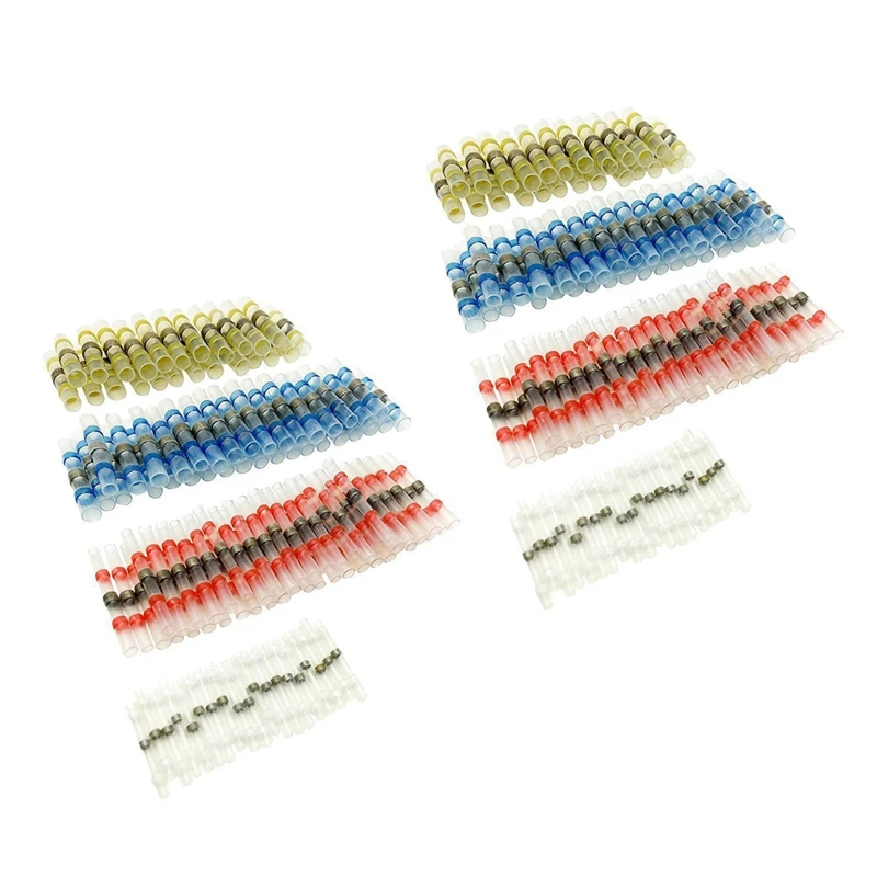 100Pcs Solder Seal Wire Connector Sopoby Solder Seal Heat Shrink Butt Connectors Copper(46Red 24Blue 20White 10Yellow)
100Pcs Solder Seal Wire Connector Sopoby Solder Seal Heat Shrink Butt Connectors Copper(46Red 24Blue 20White 10Yellow)