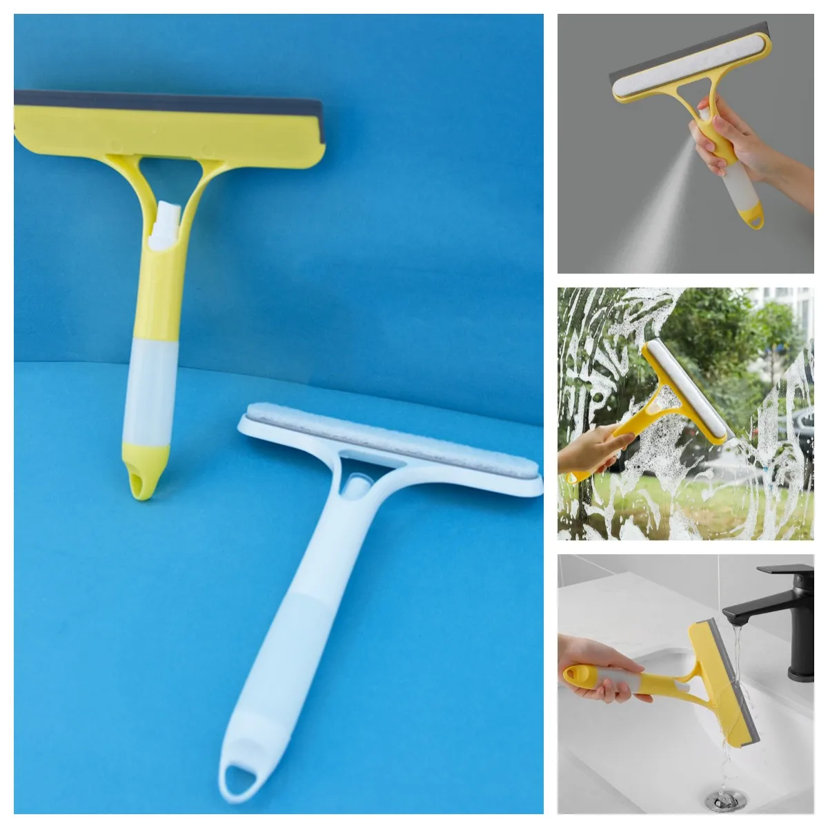 3 In 1 Windows Cleaning Wiper Glass Brush Household Cleaning Tools Multi-Purpose Silicon Squeegee Forshower Door Car Windshield
3 In 1 Windows Cleaning Wiper Glass Brush Household Cleaning Tools Multi-Purpose Silicon Squeegee Forshower Door Car Windshield