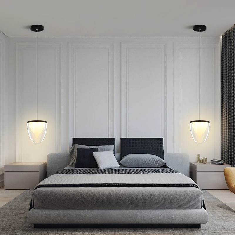 Modern PVC Transparent Pendant Lamps for Bedroom Bedside Lamp AC 220V LED Minimalist Design Home Decor Suspended Lights
Modern PVC Transparent Pendant Lamps for Bedroom Bedside Lamp AC 220V LED Minimalist Design Home Decor Suspended Lights