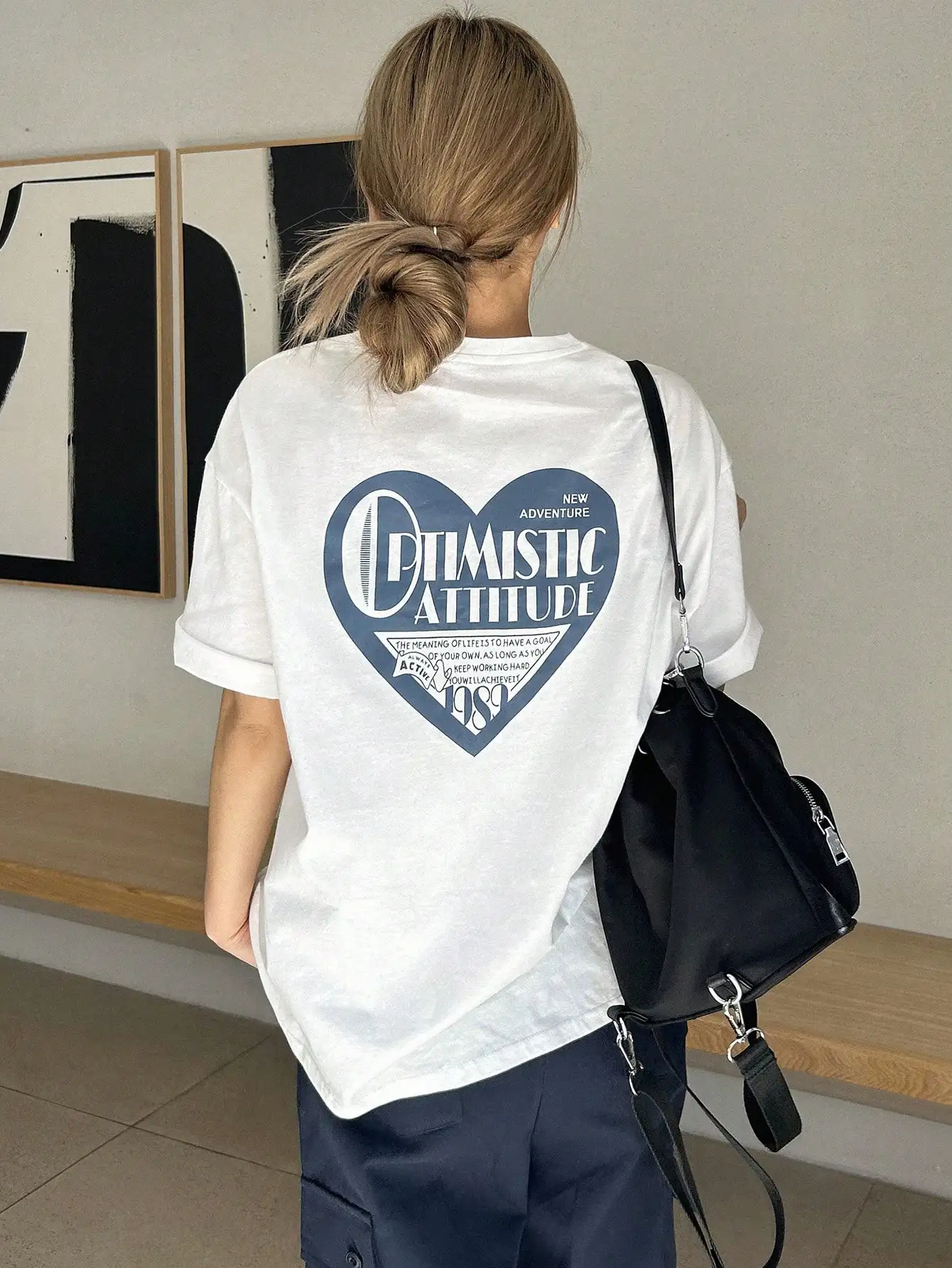 Женская хлопковая Футболка с принтом «новые приключения», с оптимистическим отношением, модная одежда, повседневные топы в стиле Харадзюку, свободная Универсальная футболка
Женская хлопковая Футболка с принтом «новые приключения», с оптимистическим отношением, модная одежда, повседневные топы в стиле Харадзюку, свободная Универсальная футболка