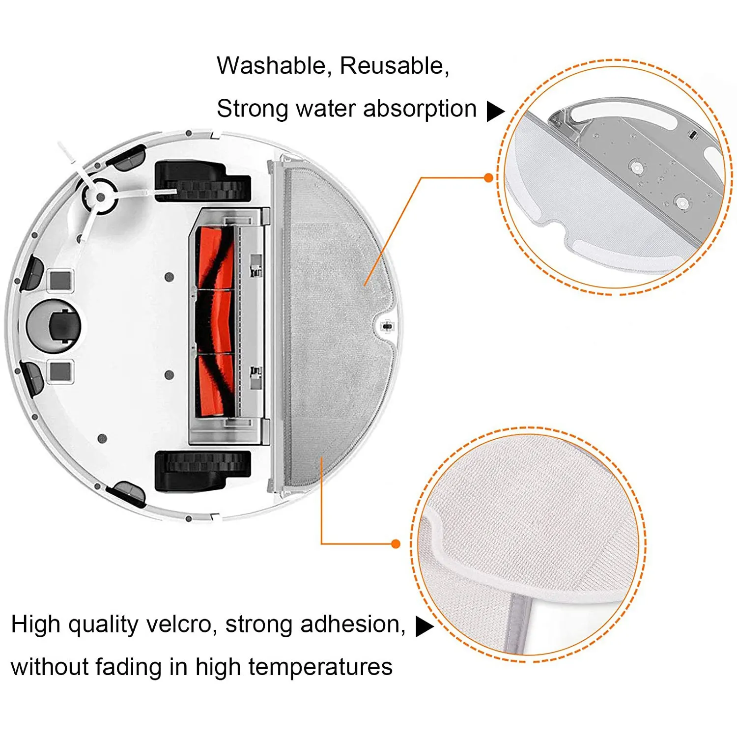 19 Pcs Accessories Kit for Xiaomi Robot Roborock S50 S51 S55 S5 S6,Replacement Brush & Filters for Xiaomi Vacuum Cleaner
19 Pcs Accessories Kit for Xiaomi Robot Roborock S50 S51 S55 S5 S6,Replacement Brush & Filters for Xiaomi Vacuum Cleaner