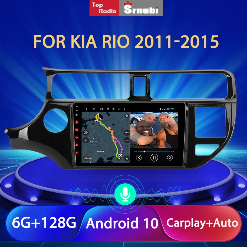 Автомагнитола Srnubi для KIA K3 RIO мультимедийный проигрыватель на Android 10 0 2 Din 4G Wi-Fi GPS DVD