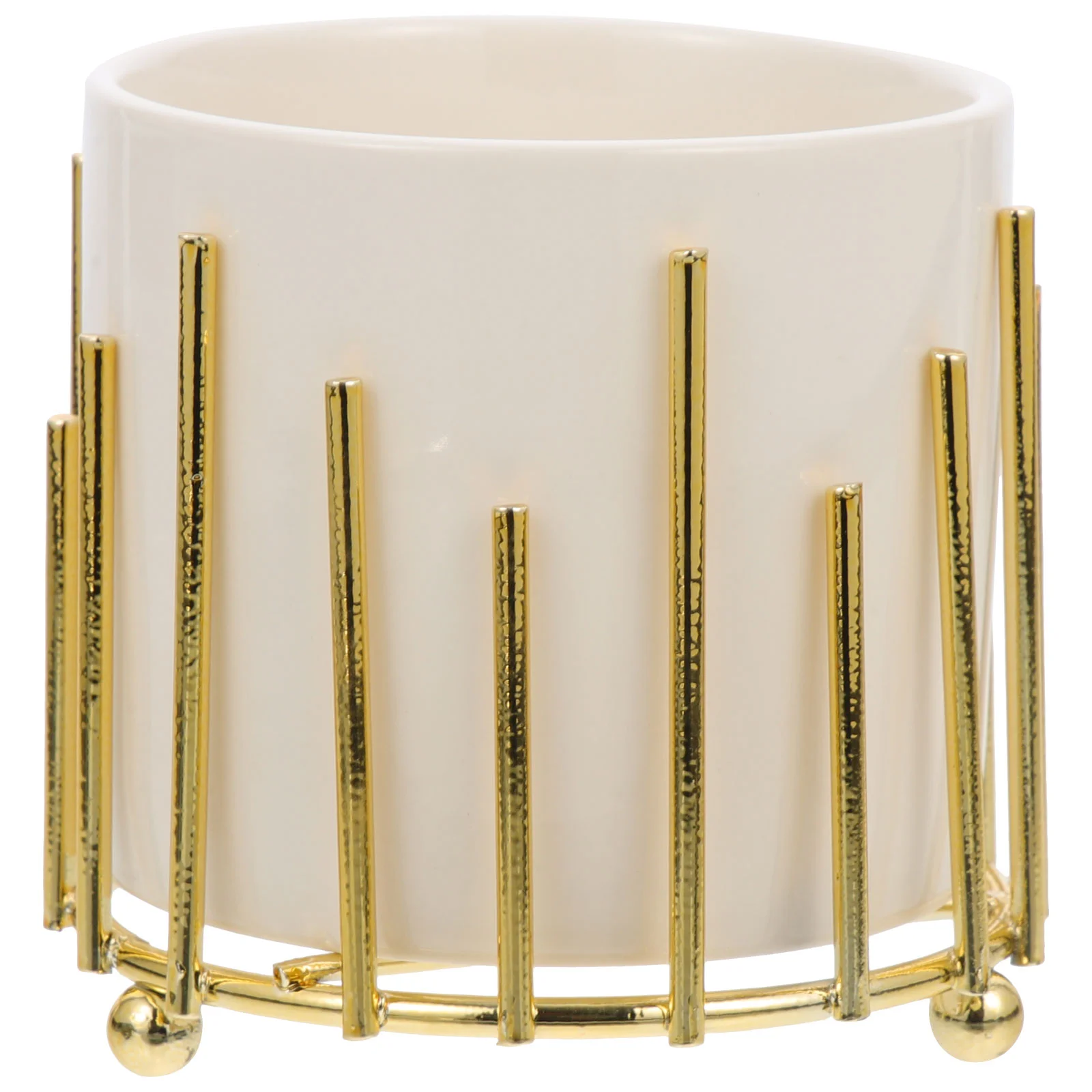 Decorative Makeup Brush Holder Nordic Style Pen Holder Nail Pen Bucket with Iron Bracket
Decorative Makeup Brush Holder Nordic Style Pen Holder Nail Pen Bucket with Iron Bracket