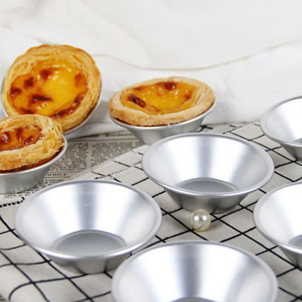 10pcs Kitchen Baking Mold Aluminum Alloy Egg Tart Cup Cupcake Cakes Mould For Pastry Cakes Dessert Mini Cupcake Baking Pan
10pcs Kitchen Baking Mold Aluminum Alloy Egg Tart Cup Cupcake Cakes Mould For Pastry Cakes Dessert Mini Cupcake Baking Pan