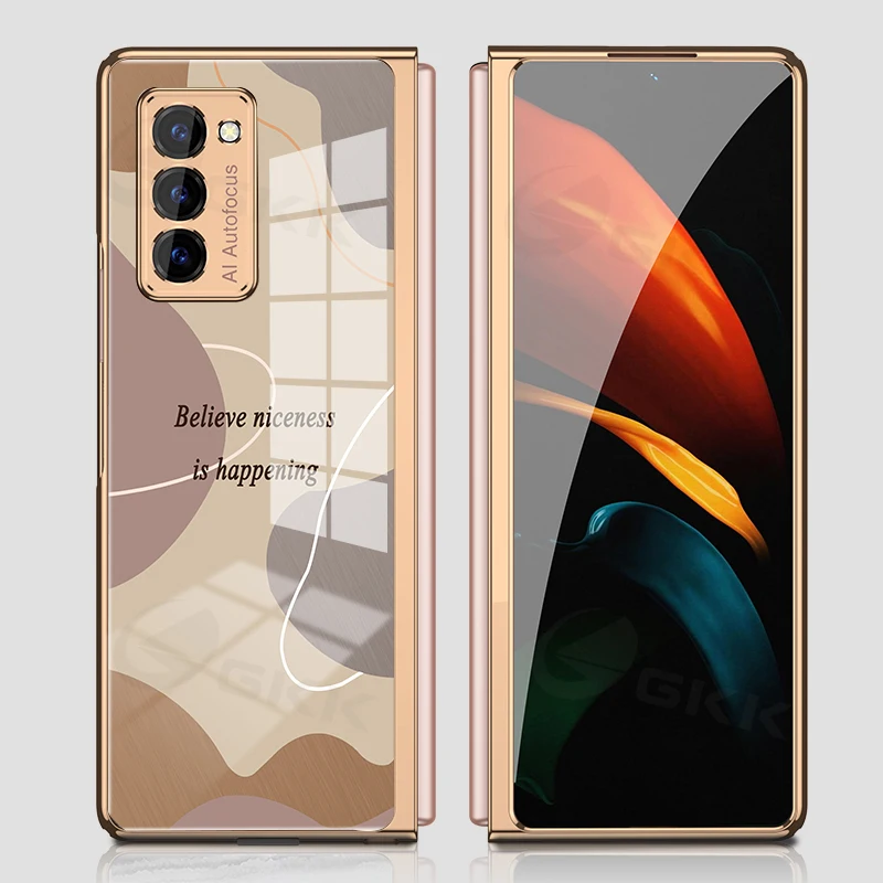 Чехол GKK из закаленного стекла для Samsung Galaxy Fold 2 5G, чехол с противоударным покрытием, Жесткий Чехол для Samsung Fold 2 5G, чехол Coque
Чехол GKK из закаленного стекла для Samsung Galaxy Fold 2 5G, чехол с противоударным покрытием, Жесткий Чехол для Samsung Fold 2 5G, чехол Coque