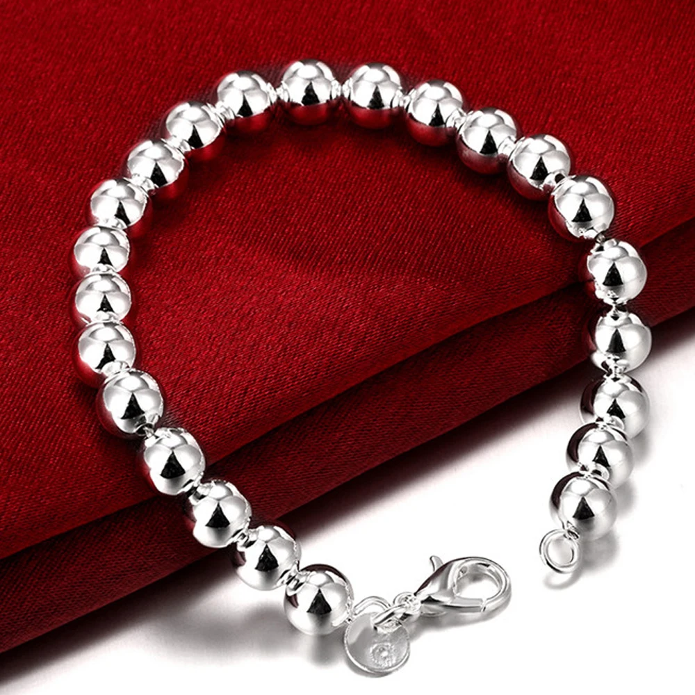925 Stamp 8mm Beads Bangles Bracelet For Women Fashion Charms Female Wedding Party Jewelry 2021 Jewelry Jewellery
925 Stamp 8mm Beads Bangles Bracelet For Women Fashion Charms Female Wedding Party Jewelry 2021 Jewelry Jewellery