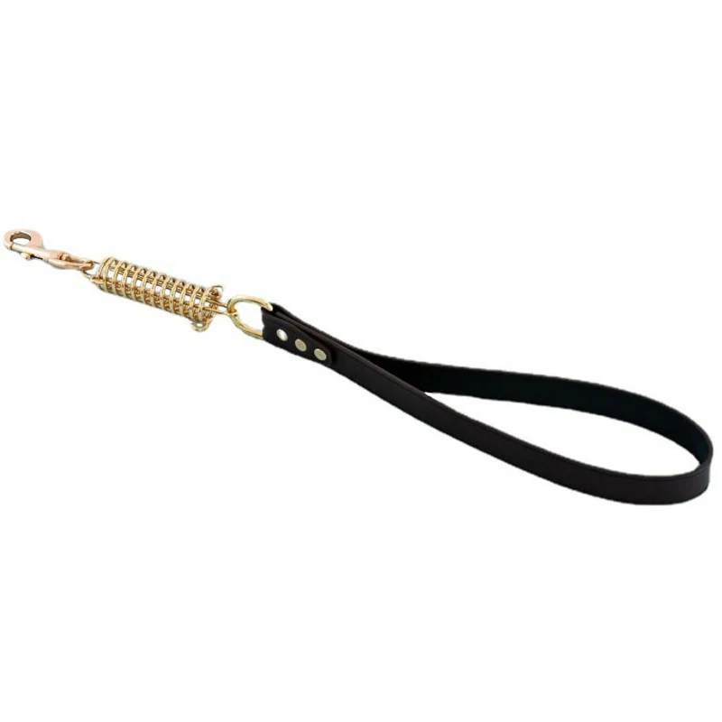Heavy Duty Training Leash for Dogs Strong Traffic Control Short Leashes with Buffer Spring Bully Pitbull Medium Large Dog Leash
Heavy Duty Training Leash for Dogs Strong Traffic Control Short Leashes with Buffer Spring Bully Pitbull Medium Large Dog Leash