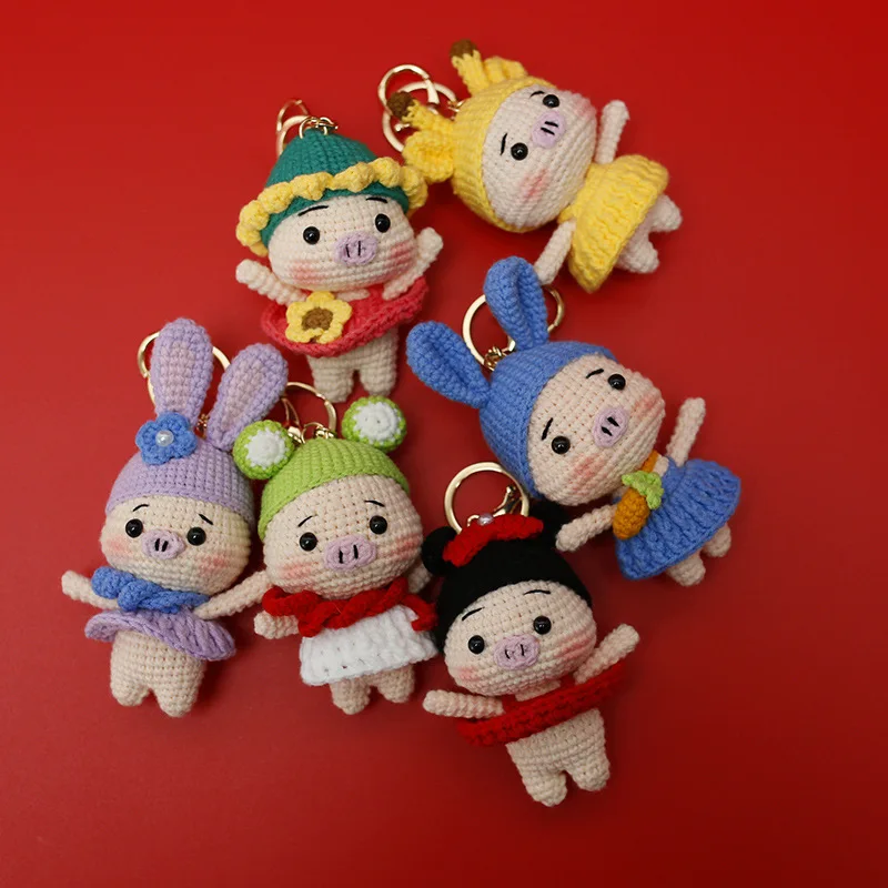 Crochet Handmade Cute Cartoon Little Pig Boutique Handmade Knitted Doll Pendant Creative Woolen Handmade Pig Finished Product
Crochet Handmade Cute Cartoon Little Pig Boutique Handmade Knitted Doll Pendant Creative Woolen Handmade Pig Finished Product