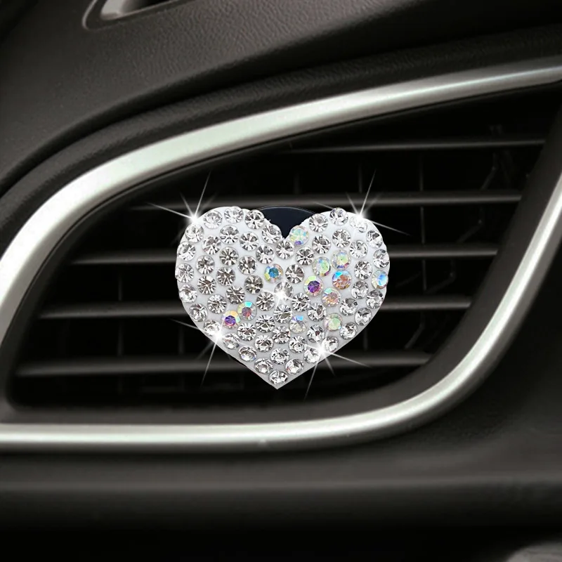 4Pcs Car Air Freshener Vent Clip Aromatherapy Car Perfume Diffuser Crystal Heart Shaped Aroma Diffuser Air Vent Decoration Clips
4Pcs Car Air Freshener Vent Clip Aromatherapy Car Perfume Diffuser Crystal Heart Shaped Aroma Diffuser Air Vent Decoration Clips