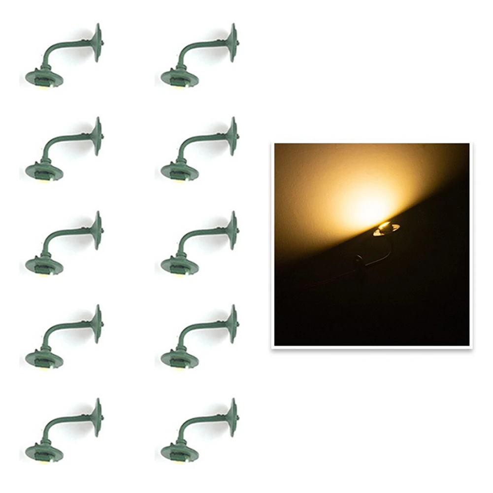 Model Lamp Model Railway Wall Lights Warm White Model Light*10 1.5cm 1:87 3V/12V ABS + Metal Blue Wire To Negative
Model Lamp Model Railway Wall Lights Warm White Model Light*10 1.5cm 1:87 3V/12V ABS + Metal Blue Wire To Negative