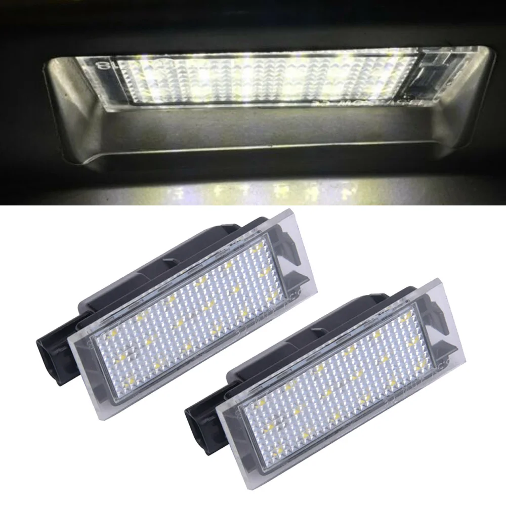 2 шт., подсветка номерного знака, 3528, 453 лм, лампа 18-SMD для Smart Fortwo Coupe C453, кабристр A453, детали для автомобиля, прочный
2 шт., подсветка номерного знака, 3528, 453 лм, лампа 18-SMD для Smart Fortwo Coupe C453, кабристр A453, детали для автомобиля, прочный