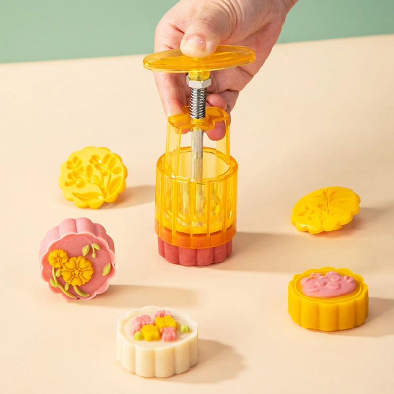 Flower Moon Rabbit Tiger Shape Mooncake Mold Hand-Pressure Moon Cake Mould DIY Decoration Baking Tools DIY Bakeware Mid-Autumn
Flower Moon Rabbit Tiger Shape Mooncake Mold Hand-Pressure Moon Cake Mould DIY Decoration Baking Tools DIY Bakeware Mid-Autumn