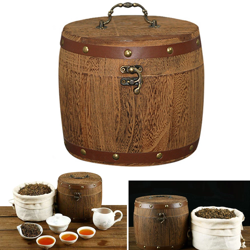 Tea Barrel Black Tea Sealed Tank Storage Tank Puer Teacaddy Home Kitchen Wood Tea Barrel Canister Storage Box Bin
Tea Barrel Black Tea Sealed Tank Storage Tank Puer Teacaddy Home Kitchen Wood Tea Barrel Canister Storage Box Bin