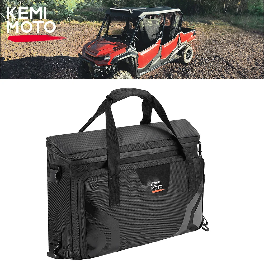 

KEMIMOTO UTV 1680D Oxford Fabric Under Seat Storage Bag Compatible with Honda Pioneer 1000-6 Deluxe Crew 2023 #0SL77-HL8-A00