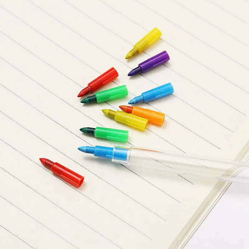 10pcs Colorful Art Crayons Stacker Pencils Loot Bag Fillers Drawing Crayon Graffiti pencils for Children DIY Party Gift
10pcs Colorful Art Crayons Stacker Pencils Loot Bag Fillers Drawing Crayon Graffiti pencils for Children DIY Party Gift
