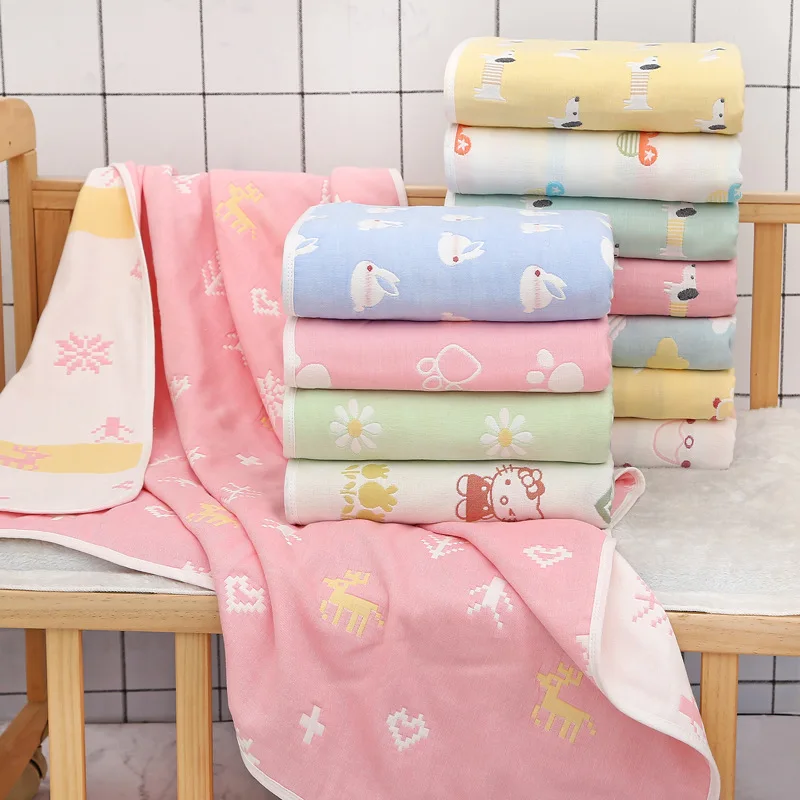 Infant Blanket Newborn Cotton Sixlayer Gauze Blanket Baby Towel Quilt Bath Towel Spring and Summer Baby Sleeping Cartoon Swaddle
Infant Blanket Newborn Cotton Sixlayer Gauze Blanket Baby Towel Quilt Bath Towel Spring and Summer Baby Sleeping Cartoon Swaddle