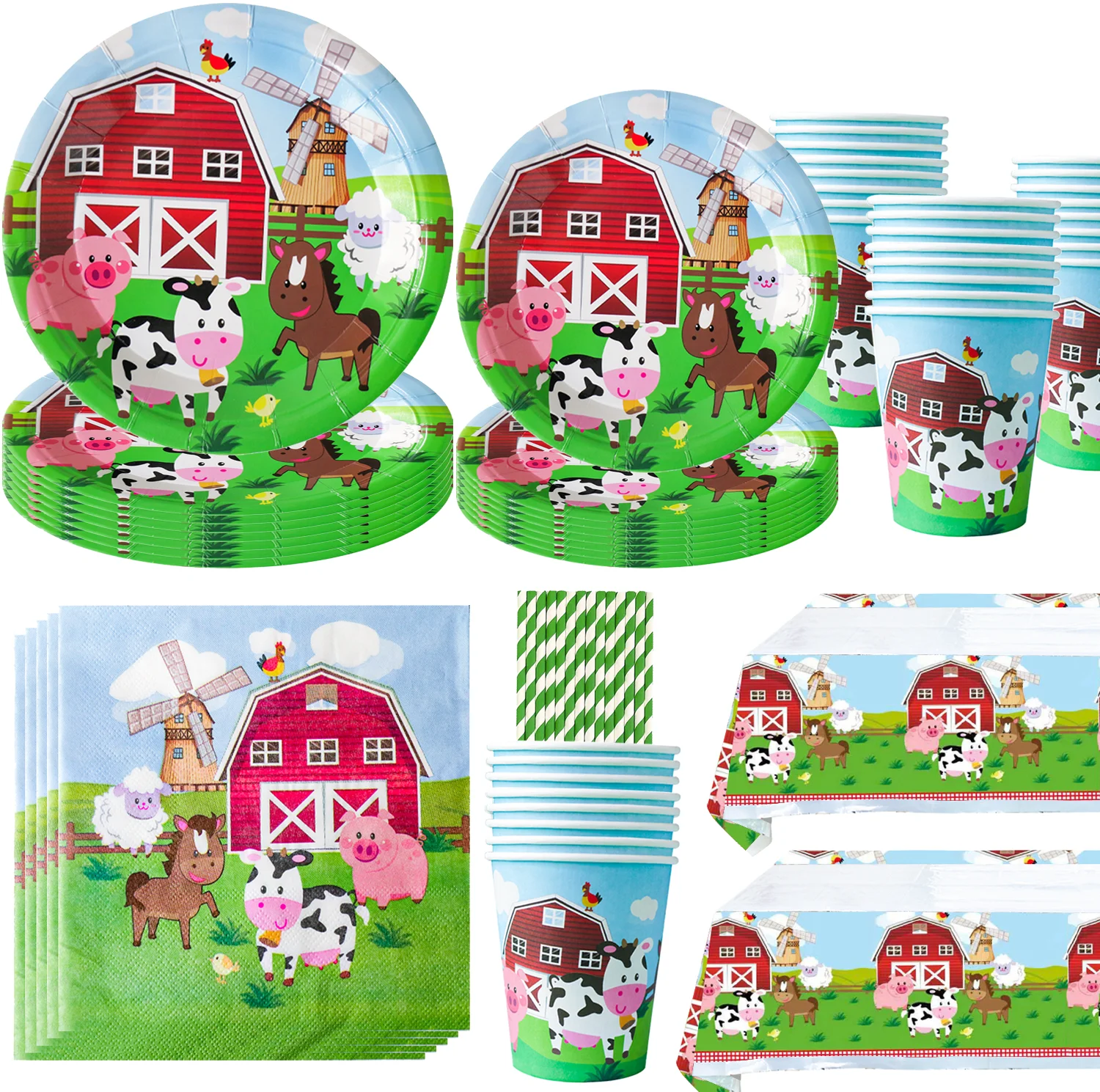 Farm Disposable Tableware Animal Theme Birthday Party Decor Cow Chicken Latex Aluminum Foil Balloon For Baby Shower Supplies
Farm Disposable Tableware Animal Theme Birthday Party Decor Cow Chicken Latex Aluminum Foil Balloon For Baby Shower Supplies