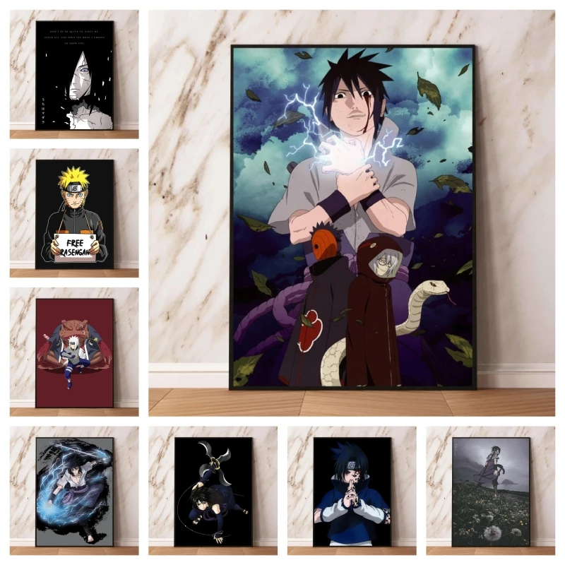 

Anime Posters Naruto Gift Art Decor Gifts Comics Pictures Modular Painting Children's Bedroom Decor Wall Stickers