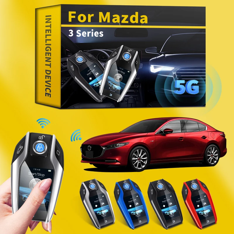 For Mazda 3 Series Modified Smart Remote Key LCD Screen Display Screen Remote One Key Start Remote Control Key Car Accessories
For Mazda 3 Series Modified Smart Remote Key LCD Screen Display Screen Remote One Key Start Remote Control Key Car Accessories