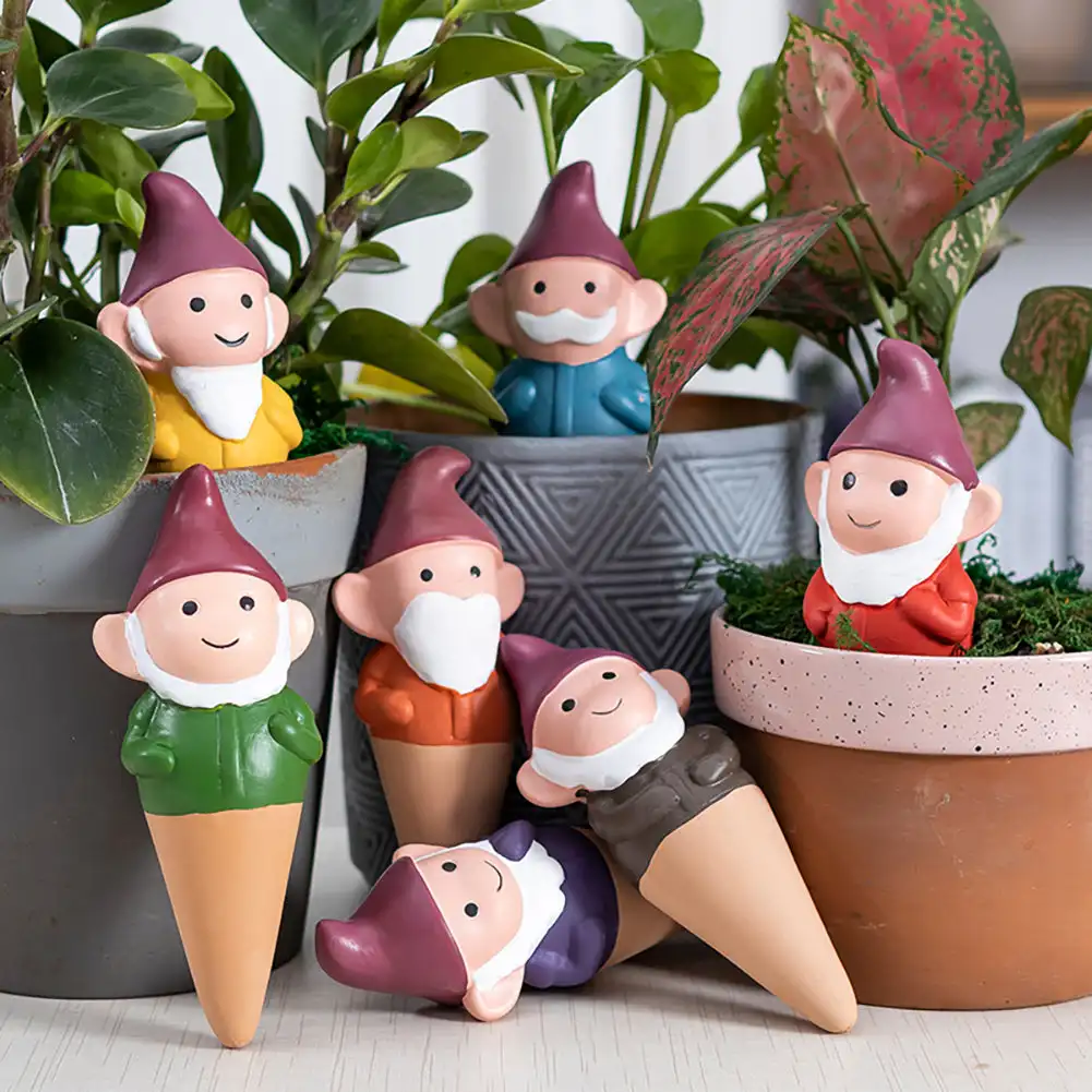 7Pcs Red Pottery Garden Drip Irrigator Seven Dwarfs Style Automatic Irrigation Tool For Indoor Outdoor Plants Watering Device
7Pcs Red Pottery Garden Drip Irrigator Seven Dwarfs Style Automatic Irrigation Tool For Indoor Outdoor Plants Watering Device