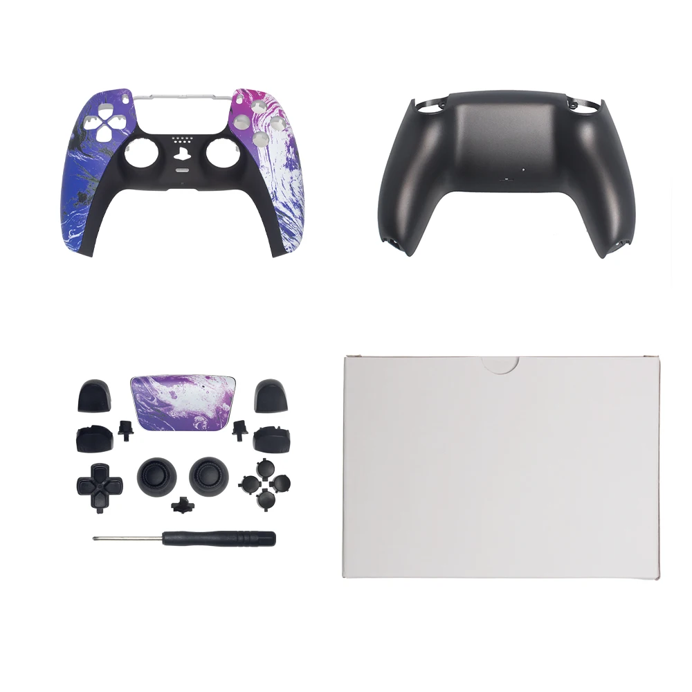 DIY Decorative Strip Front Back Housing Shell caseCover Faceplate For PS5 Controller Gamepad Replacement Part
DIY Decorative Strip Front Back Housing Shell caseCover Faceplate For PS5 Controller Gamepad Replacement Part