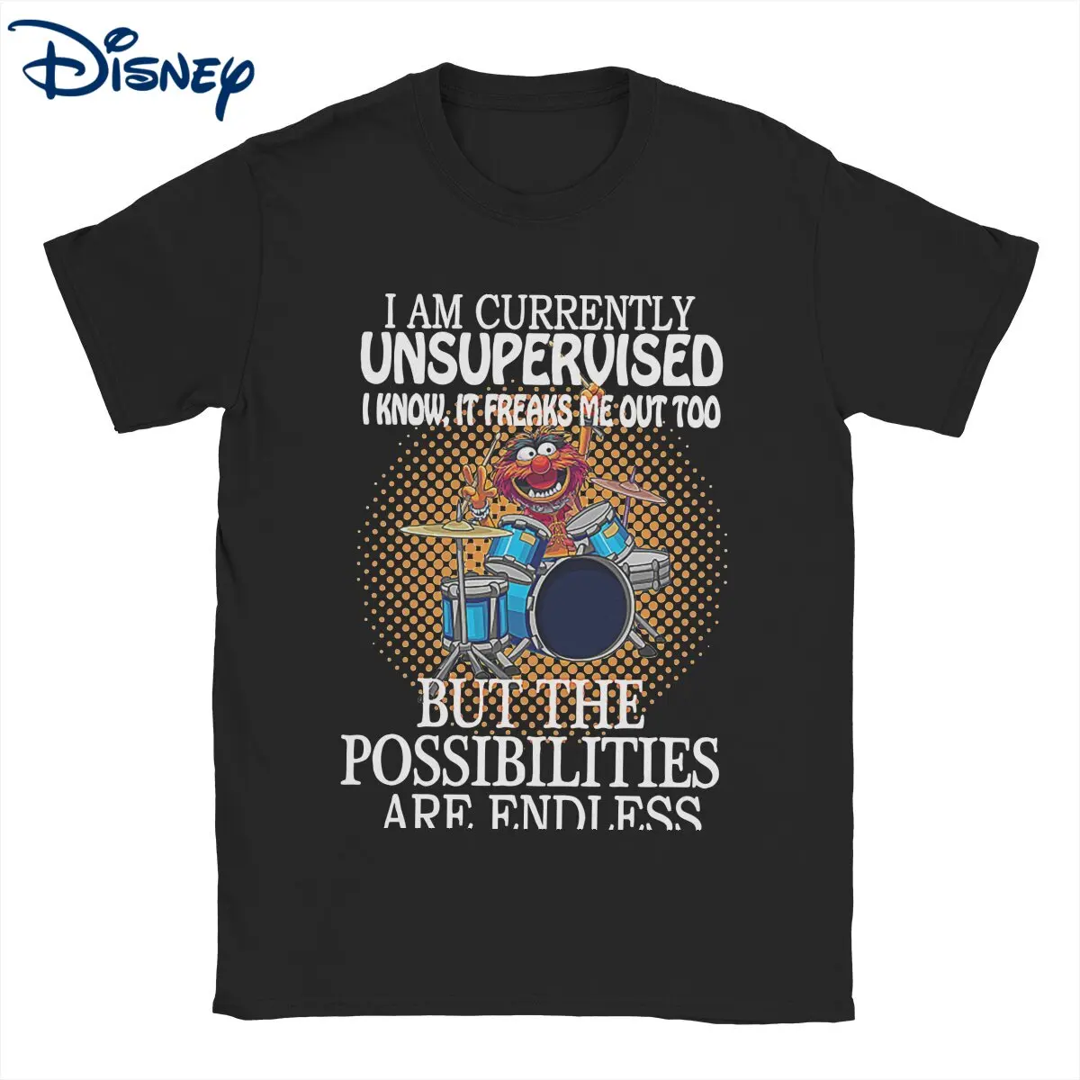 Disney Animal Drummer The Muppet Show T-Shirt Men Fashion Cotton Tee Shirt Round Collar Short Sleeve T Shirt Gift Idea Clothing
Disney Animal Drummer The Muppet Show T-Shirt Men Fashion Cotton Tee Shirt Round Collar Short Sleeve T Shirt Gift Idea Clothing