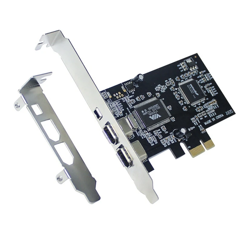 PCIE Video Capture Card 1080P Live Broadcast Streaming Adapter PCIE 1X To 1394 Expansion Card For Camcorders DV HDV
PCIE Video Capture Card 1080P Live Broadcast Streaming Adapter PCIE 1X To 1394 Expansion Card For Camcorders DV HDV