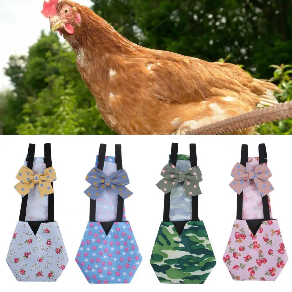 1Goose Clothes Printing Waterproof Washable Poultry Chicken Cloth Diapers with Bow Tie for Farm
1Goose Clothes Printing Waterproof Washable Poultry Chicken Cloth Diapers with Bow Tie for Farm