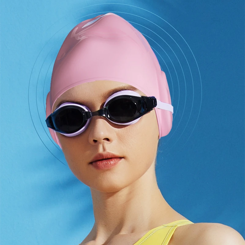 Summer Swimming Pool Adult Kid Silicone Swimming Cap Swimming Train Waterproof Solid Color Long Hair Ear Protection Swimming Cap
Summer Swimming Pool Adult Kid Silicone Swimming Cap Swimming Train Waterproof Solid Color Long Hair Ear Protection Swimming Cap
