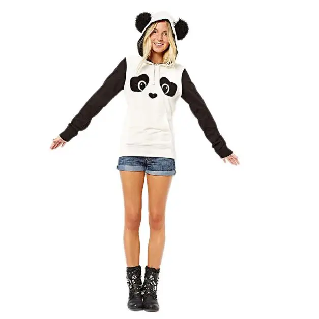 Blouse Pullover Womens Panda Hooded Hoodie Sweatshirt Pocket Tops S Women's Blouse Baseball Top Women Long Tops Women
Blouse Pullover Womens Panda Hooded Hoodie Sweatshirt Pocket Tops S Women's Blouse Baseball Top Women Long Tops Women