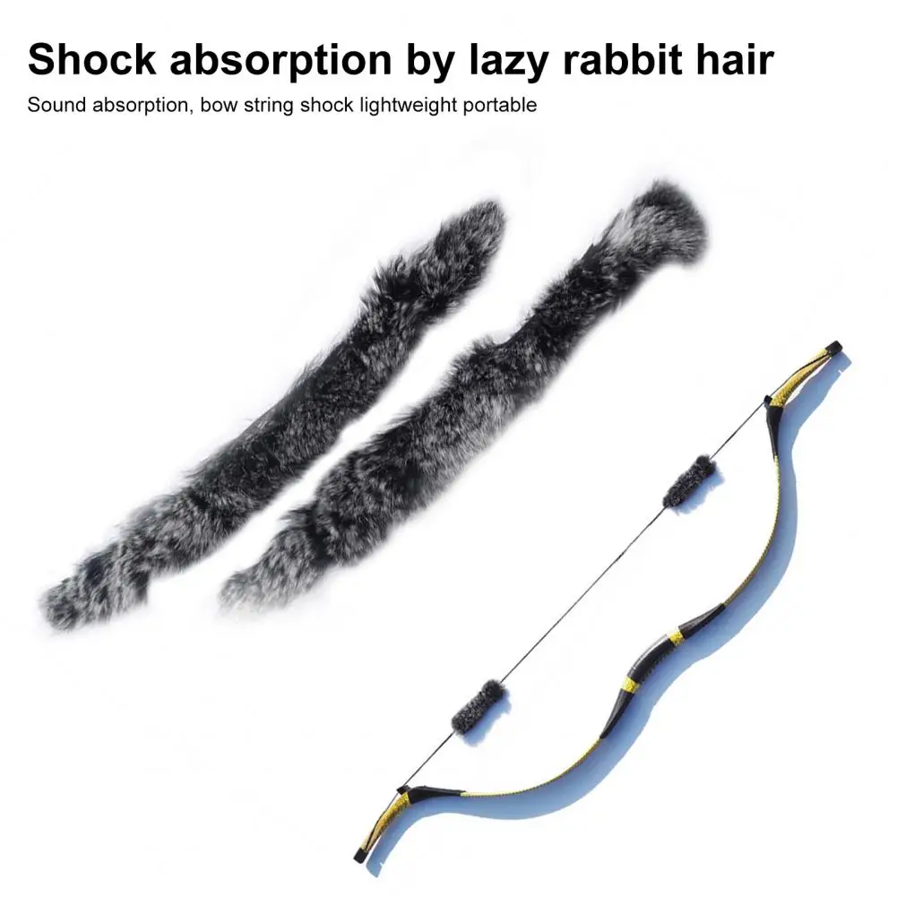 Bow Silencer 1 Pair Useful Wide Applicability Portable No Hair Drop Bow Silencer for Hunting
Bow Silencer 1 Pair Useful Wide Applicability Portable No Hair Drop Bow Silencer for Hunting