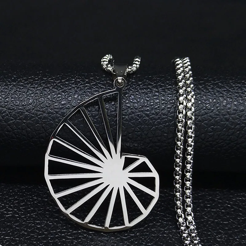 Theodorus Spiral Geometry Math Science Pendant Necklace Stainless Steel Silver Color Necklace Women/Men Fashion jewelry N102S07
Theodorus Spiral Geometry Math Science Pendant Necklace Stainless Steel Silver Color Necklace Women/Men Fashion jewelry N102S07