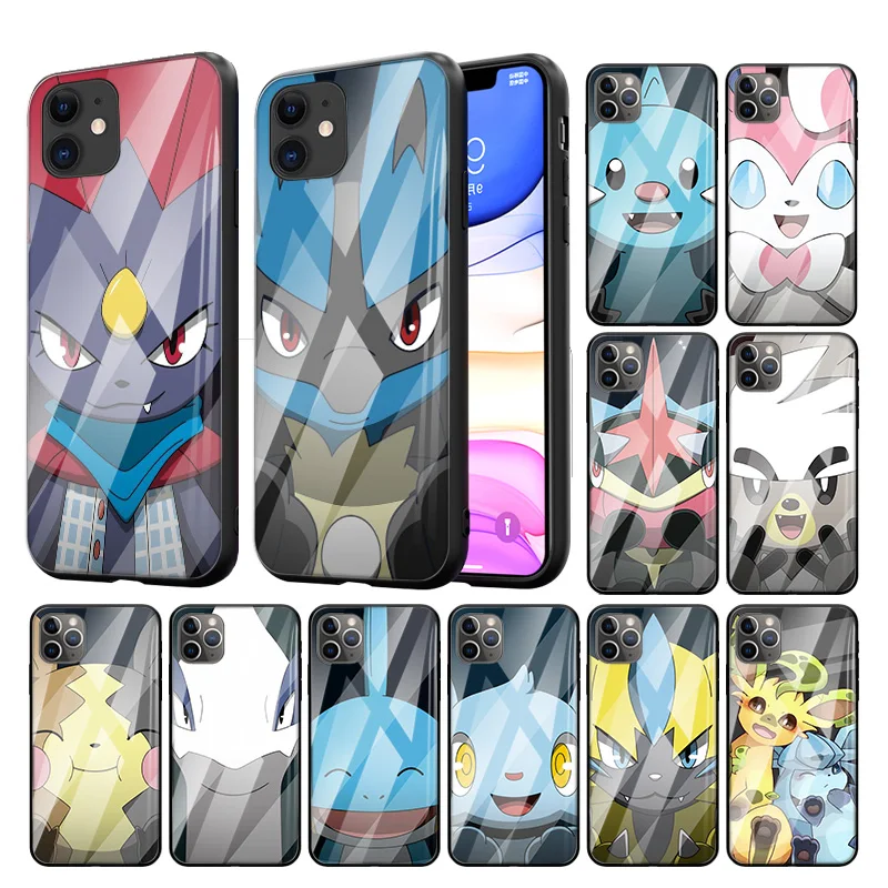 Glass Case For Apple iPhone 11 12 mini 13 Pro 7 8 X XR XS Max 6 6S Plus SE 2022 Soft Edge Phone Cover Pokemon Face Cute Cartoon
Glass Case For Apple iPhone 11 12 mini 13 Pro 7 8 X XR XS Max 6 6S Plus SE 2022 Soft Edge Phone Cover Pokemon Face Cute Cartoon