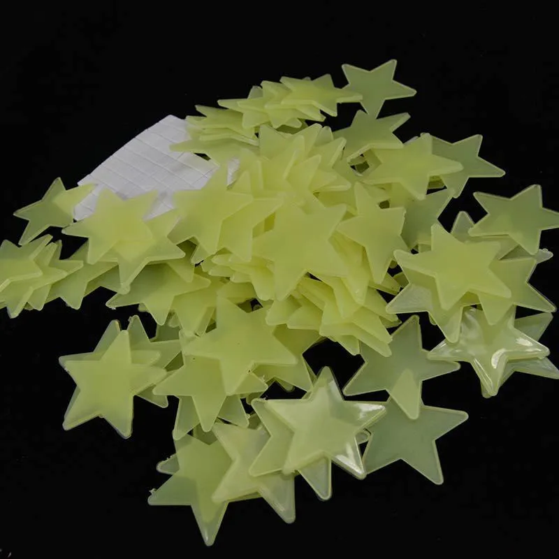 100pcs 3D Stars Glow In The Dark Wall Stickers Luminous Fluorescent Wall Stickers For Kids Baby Room Bedroom Ceiling Home Decor
100pcs 3D Stars Glow In The Dark Wall Stickers Luminous Fluorescent Wall Stickers For Kids Baby Room Bedroom Ceiling Home Decor