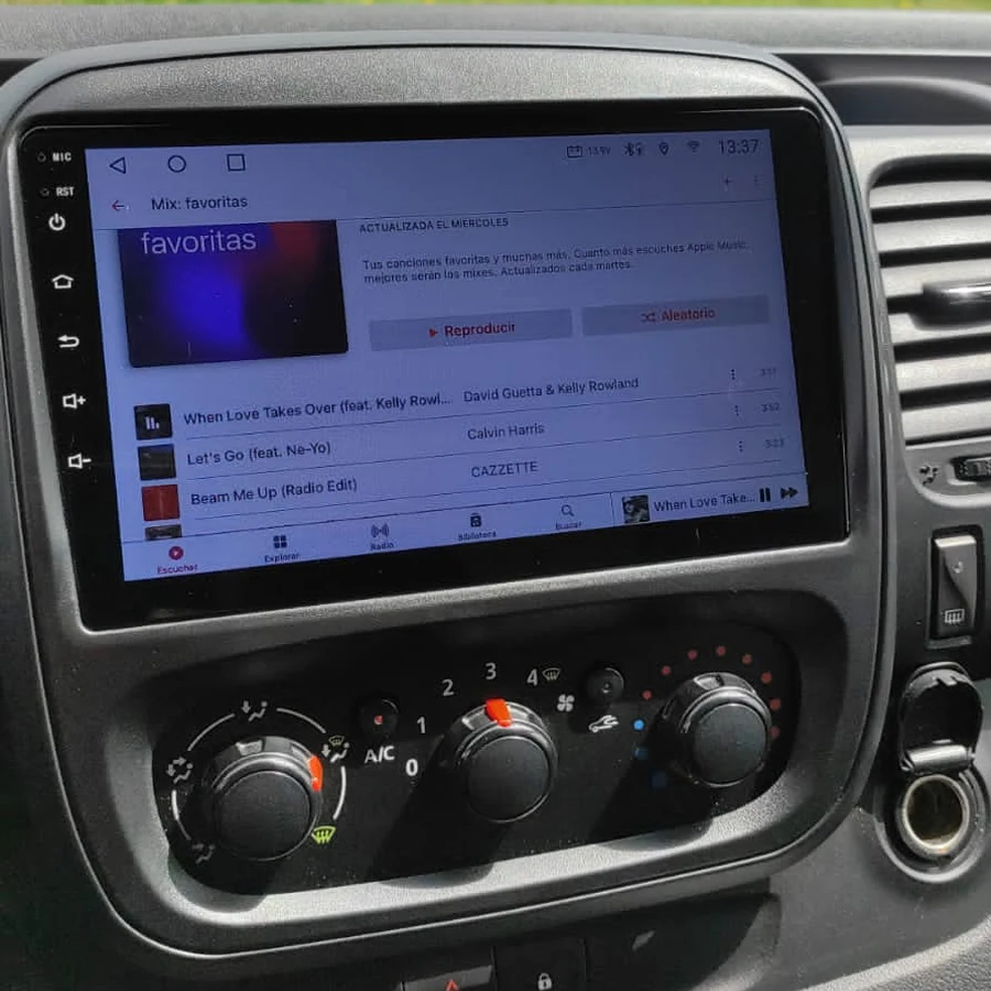 Автомагнитола для Opel Vivaro 2018 г. Renault Trafic III Android 12 GPS-навигация BT мультимедийный