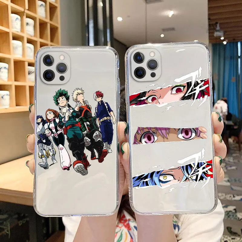 My Hero Academia Case for iPhone 12 13 Mini 11 Pro 7 8 Plus SE 2020 X XS Max Xr Boku No Hero Academia Transparent Case
My Hero Academia Case for iPhone 12 13 Mini 11 Pro 7 8 Plus SE 2020 X XS Max Xr Boku No Hero Academia Transparent Case