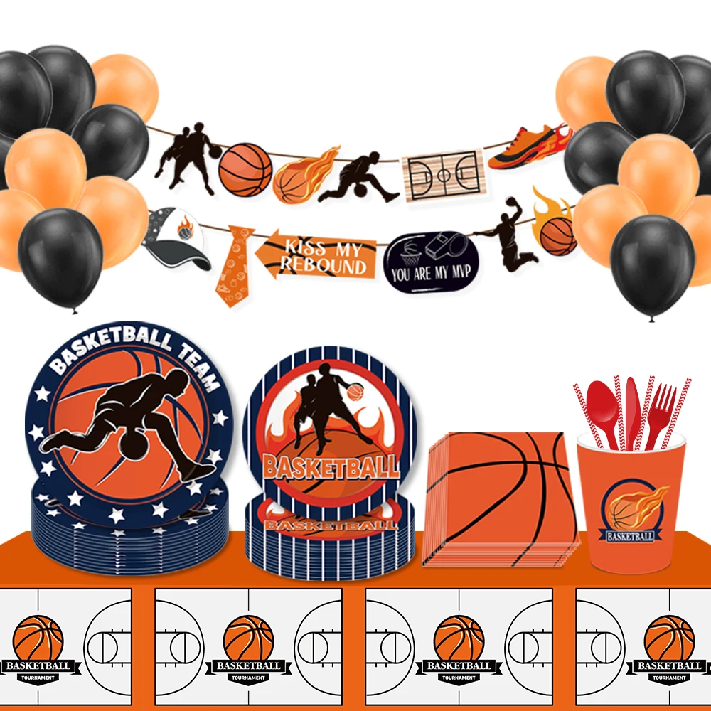 MVP Sports Basketball Game Birthday Party Disposable Tableware Sets Plates Tablecovers Wall Backdrops Baby Shower Party Decors
MVP Sports Basketball Game Birthday Party Disposable Tableware Sets Plates Tablecovers Wall Backdrops Baby Shower Party Decors