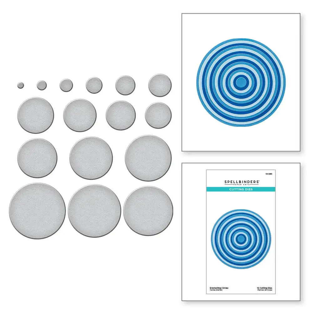 Everlasting Circles Etched Metal Cutting Dies Scrapbook Embossed Make Paper Card Album Craft Template Decoration 2023 Arrivals
Everlasting Circles Etched Metal Cutting Dies Scrapbook Embossed Make Paper Card Album Craft Template Decoration 2023 Arrivals